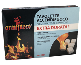 Tavolette accendifuoco extra durata